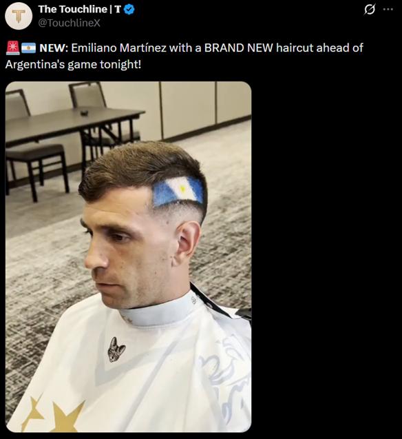 Emiliano Martinez z NOWĄ FRYZURĄ na mecz z Cabo Verde :D